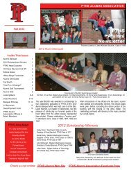 Fall 2012 Newsletter - Port Townsend School District