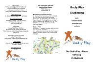 Godly Play Studientag - PTZ