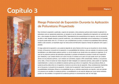 Guía de Seguridad y Salud para Proyección de Poliuretano