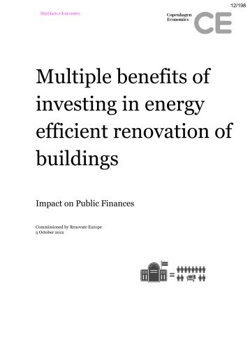 Multiple benefits of renovation in buildings - PU Europe