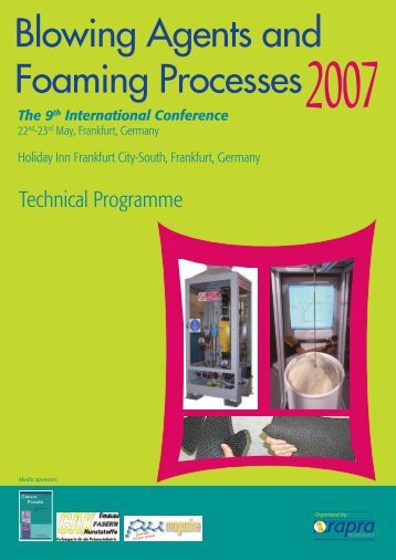 Blowing Agents and Foaming Processes 2007 - Pu2Pu