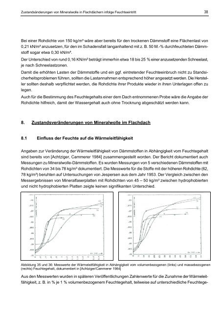 Zustandsänderungen von Mineralwolledämmstoffen in ... - PU Europe