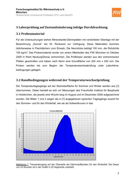 Zustandsänderungen von Mineralwolledämmstoffen in ... - PU Europe