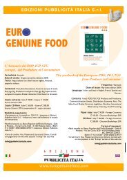 EUR GENUINE FOOD - Edizioni PubblicitÃ  Italia Srl