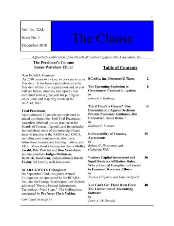 The Clause - PubKLaw