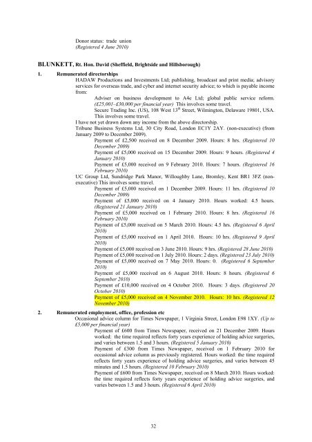 PDF version - United Kingdom Parliament