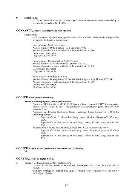 PDF version - United Kingdom Parliament