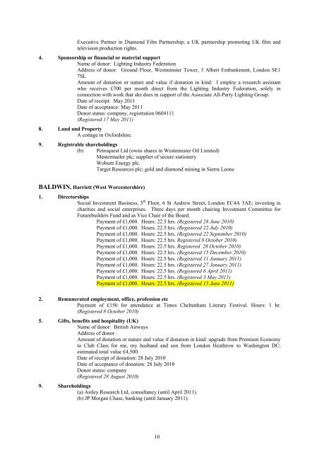 PDF version - United Kingdom Parliament