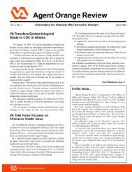Agent Orange Review Vol 2, No 1 - Public Health - US Department ...