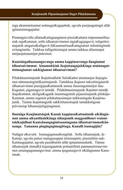 Information for Victims of Family Violence - Inuktitut - Public Legal ...