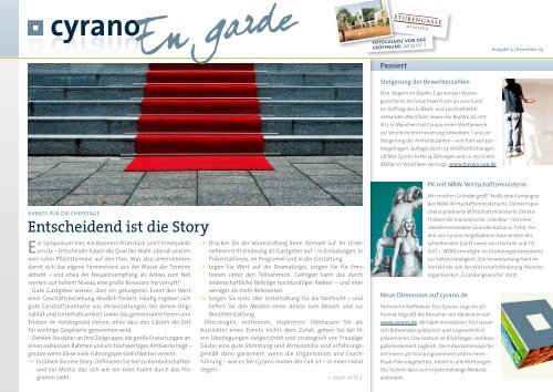 En Garde Nr. 9 - Cyrano Kommunikation Gmbh