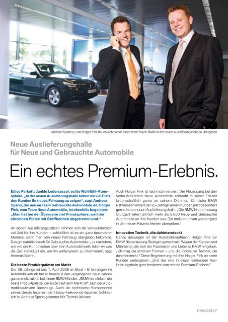 BMW Niederlassung Stuttgart - Publishing-group.de