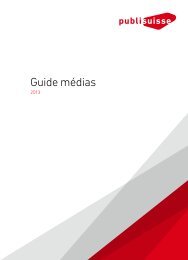 tÃ©lÃ©charger le guide mÃ©dias 2013 [PDF] - Publisuisse SA