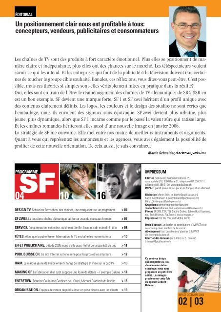 impact [PDF] - Publisuisse SA