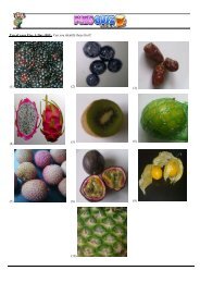 Ten of your Five A Day (001). Can you identify these fruit ... - Pubs Quiz