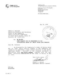 Affidavit of Publication - New Hampshire Public Utilities Commission