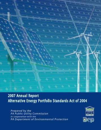 2007 Annual Report - Pennsylvania Public Utility Commission