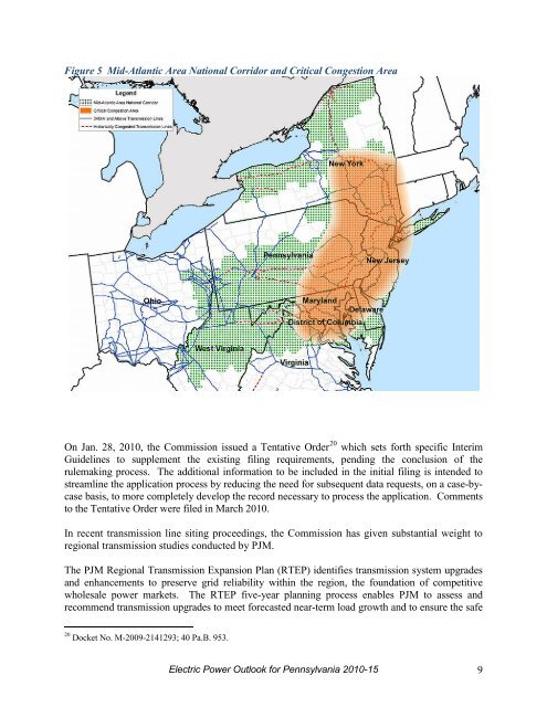 Electric Power Outlook - Pennsylvania Public Utility Commission