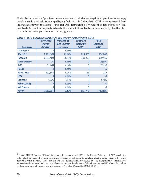 Electric Power Outlook - Pennsylvania Public Utility Commission