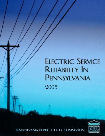 Reliability Report -- 1999 - Pennsylvania Public Utility Commission