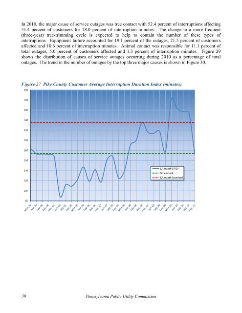 Reliability Report -- 1999 - Pennsylvania Public Utility Commission