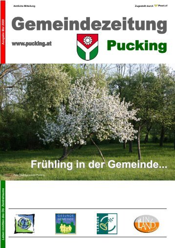 Gemeindezeitung Mai Ausgabe (1,23 MB) - Gemeinde Pucking