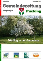 Gemeindezeitung Mai Ausgabe (1,23 MB) - Gemeinde Pucking