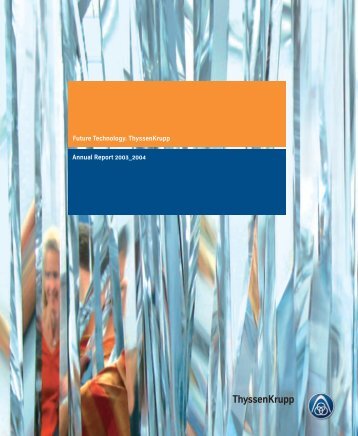 Annual Report 2003 2004