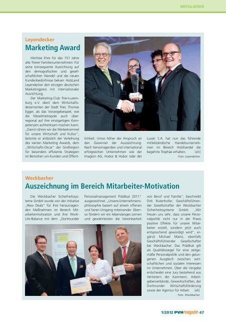 Ausgabe 1 / 2012 - E/D/E Einkaufsbüro Deutscher Eisenhändler ...