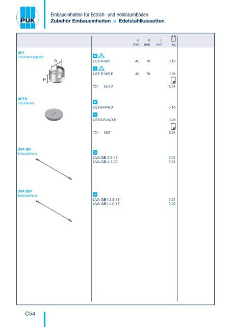 Katalog herunterladen - Puk