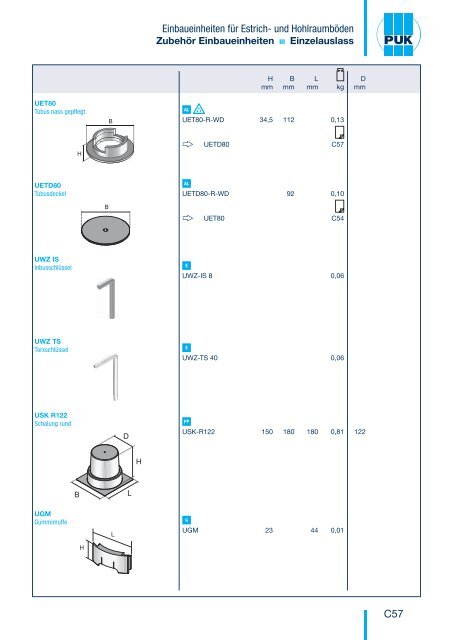 Katalog herunterladen - Puk