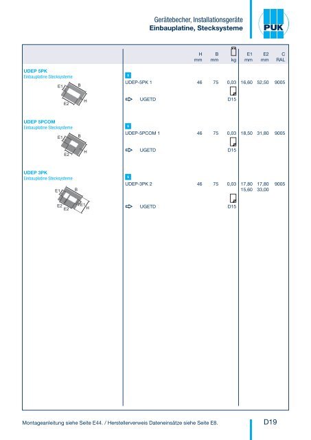 Katalog herunterladen - Puk