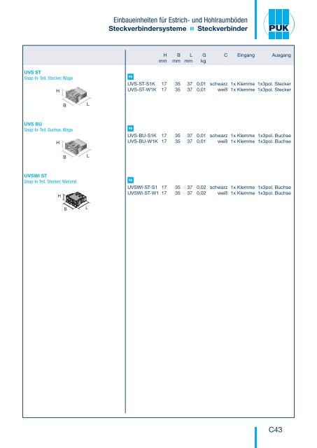 Katalog herunterladen - Puk