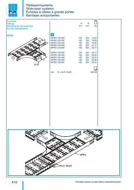 PUK-Weitspannsysteme