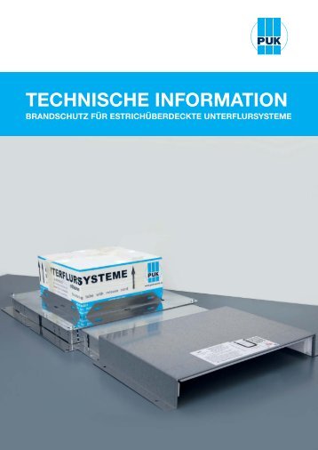 TECHNISCHE INFORMATION - PUK-WERKE KG Kunststoff ...