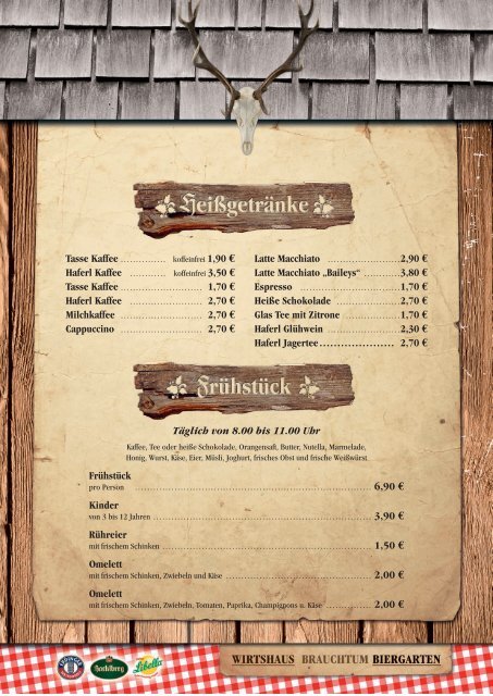 TÃ¤glich von 8.00 bis 11.00 Uhr FrÃ¼hstÃ¼ck Kinder ... - Pullman City