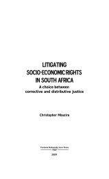 LITIGATING SOCIO-ECONOMIC RIGHTS IN SOUTH AFRICA - PULP