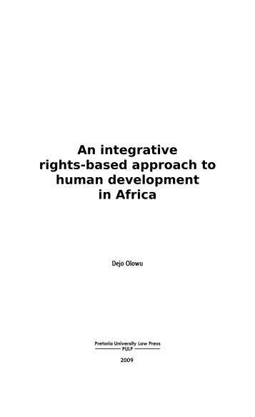 An integrative rights-based approach to human development ... - PULP