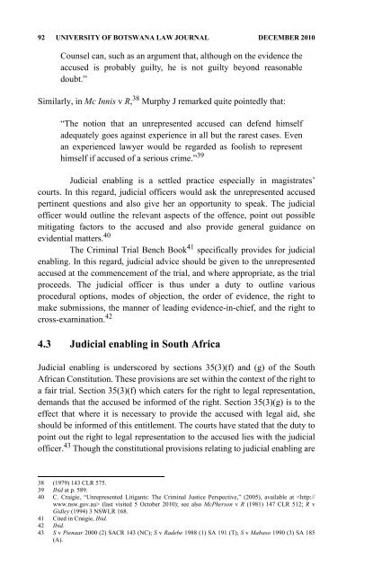 University of Botswana Law Journal - PULP