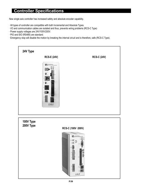 Download RoboCylinder Servo RCS Controller ... - pulsar.com.tr