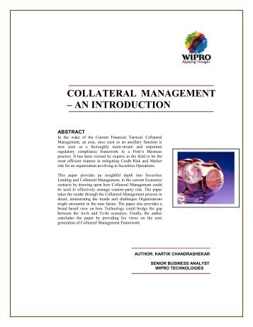 COLLATERAL MANAGEMENT,