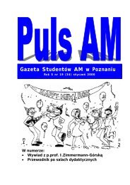 Gazeta StudentÃ³w AM w Poznaniu - Puls UM