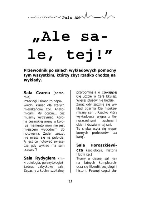 Gazeta StudentÃ³w AM w Poznaniu - Puls UM