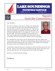 Soundings Master File - Pultneyville Yacht Club