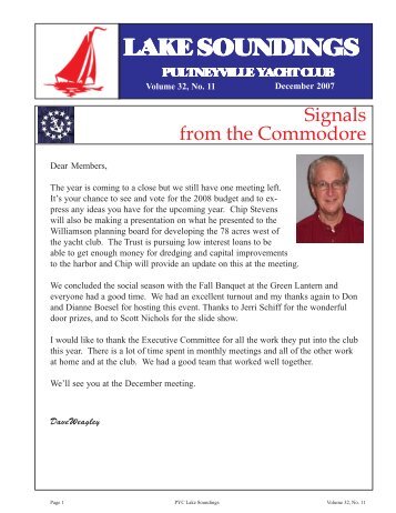 Soundings Master File - Pultneyville Yacht Club