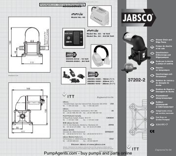 Jabsco Pumps 37202-2012 Pump - PumpAgents.com