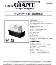 Catalog # VCMA-15ULST. CLICK HERE for PDF ... - Pump Agents