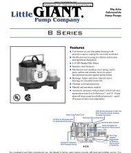 Little Giant Pump 8-CIM Pumps - PumpAgents.com
