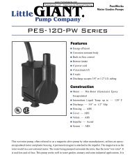 Little Giant Pump 519120 Pumps - PumpAgents.com