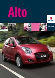 Suzuki Alto Brochure mei 2012